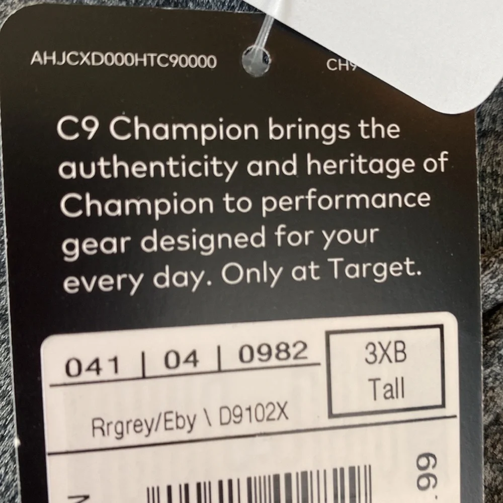 C9 by Champion Men’s big & tall Duo Dry Warm 1/4 zip shirt size 3XB Tall NEW - Picture 7 of 10